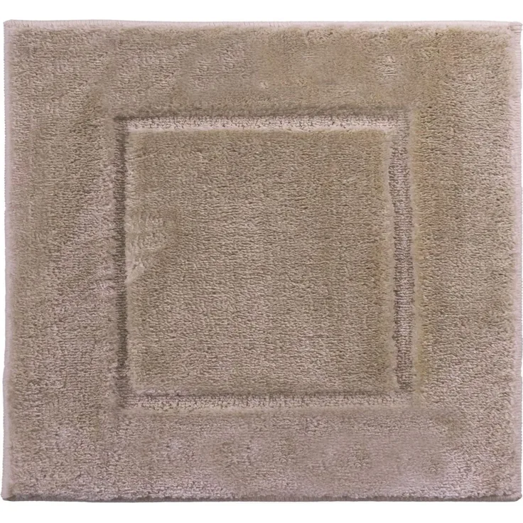 Ridder Badematte Stadion beige, Höhe 50 mm, 100% Polyester-Microfaser