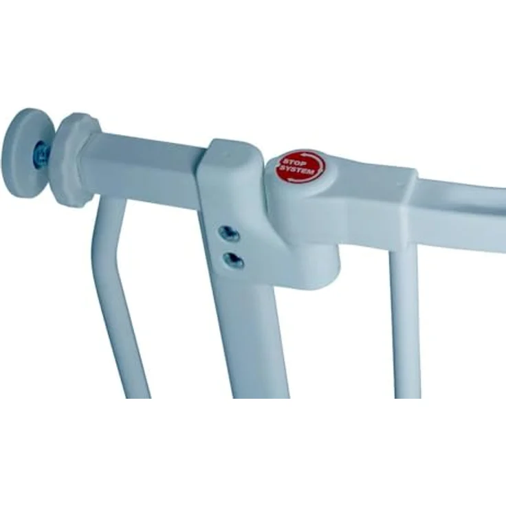 Safetots Extra Tall Elite Sicherheitsschutzgitter, 71cm - 80cm, Matt Grau, Extra hohe 96. 8cm Höhe, Treppenschutzgitter mit Druckmontage, Sicherheitsbarriere, Einfache Installation – Bild 10