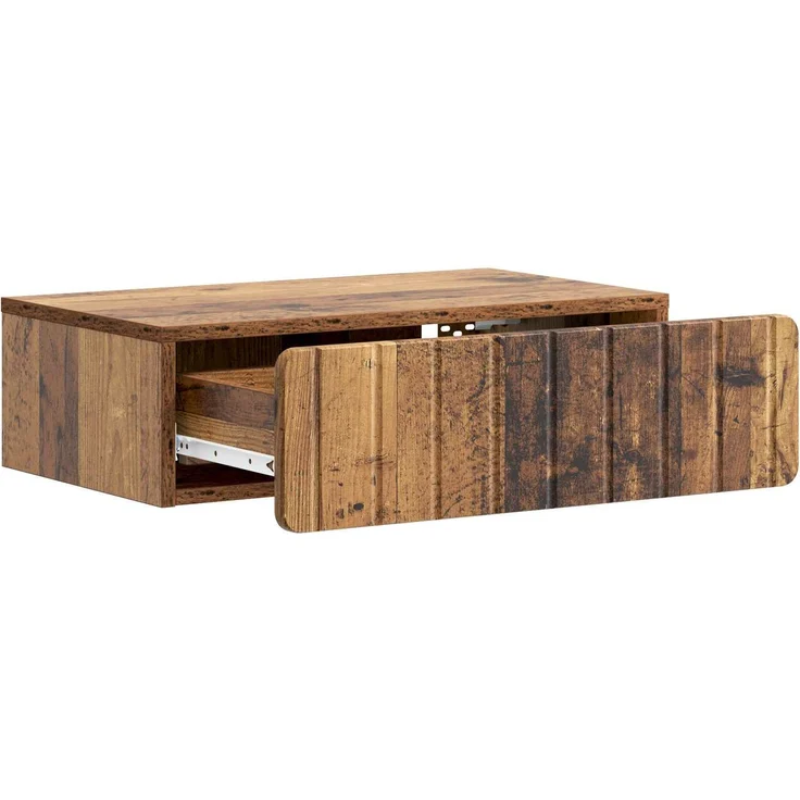 vidaXL Wandmontierter Beistelltisch Altholz 59 x 34,5 x 17 cm 898323 – Bild 3