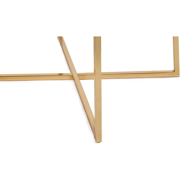 Skye Decor 'Madrid 911 V4' Stuhlset (4-teilig), Gold / Schwarz, 50 x 90 x 49 cm – Bild 8