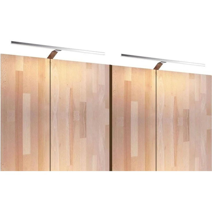 kalb Aufbauleuchte LED Aufbauleuchte Edelstahl warm neutral für Schranklicht Beleuchtung, 2er Set warmweiß, warmweiß – Bild 3