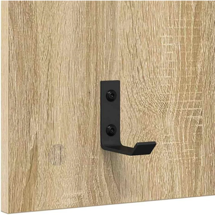 vidaXL Wandmontierter nachttisch Sonoma-Eiche 40 x 10 x 90 cm 874453 – Bild 8