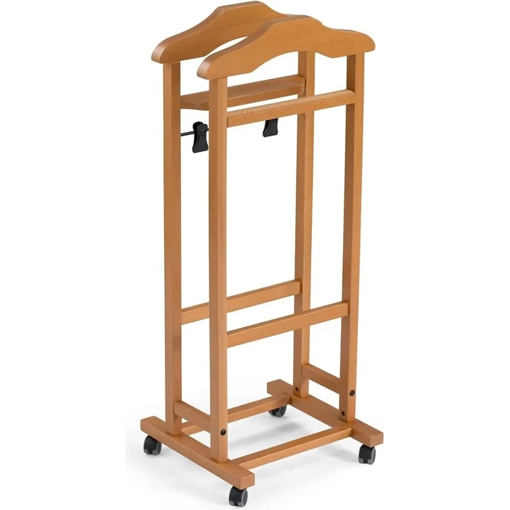 Arredamenti Italia 2003 MIXER Diener/Kleiderständer, massives Buchenholz, 46 x 105 x 37 cm, Kirsche – Bild 1