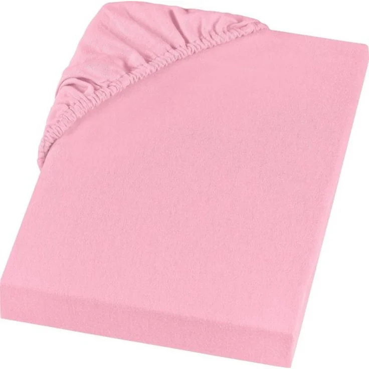 Setex REFIBRA Feinbiber Spannbettlaken rosa 90 x 200 cm – Bild 4