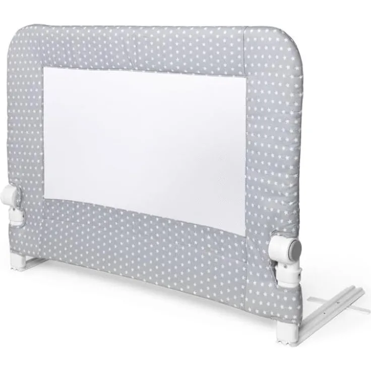 bettgitter Junior 90x70 cm Textil grau Sterne