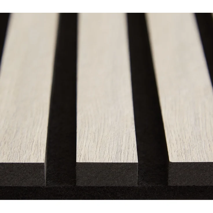 Akustikpaneel 60 x 60 cm 1 Stück Akustikpaneele Holz Grau Paneele Wandpaneele Deckenpaneele 3D Wandpaneel Wandverkleidung Dekorpaneel – Bild 9