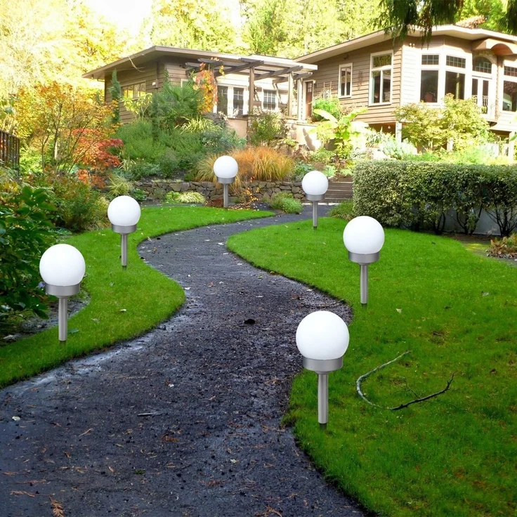 Solarleuchte Garten Kugel Wegeleuchte Solarlampe Außen Außenleuchte SL3349 – Bild 5