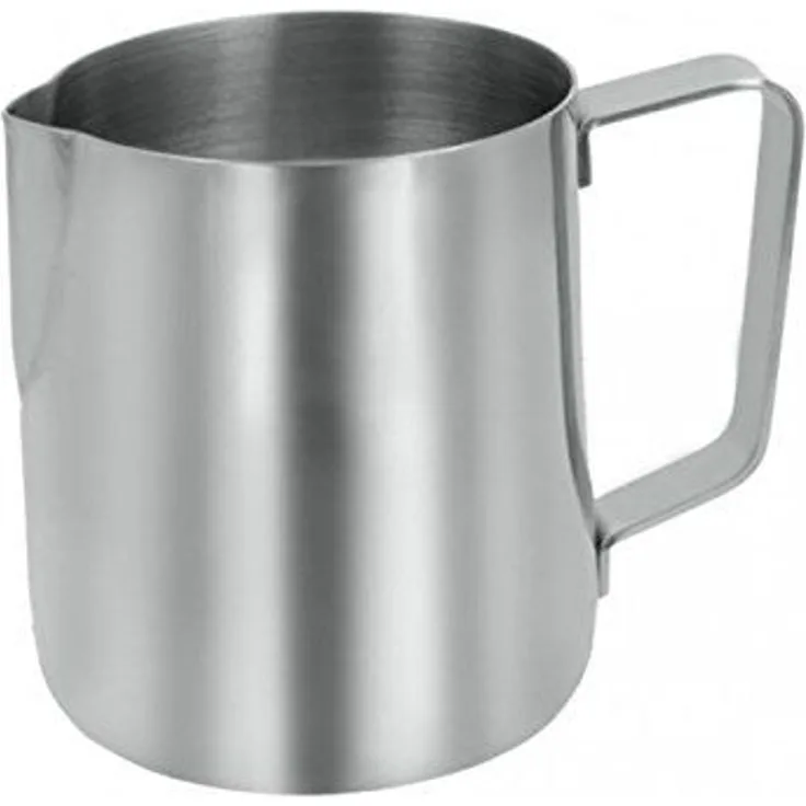 MetaLiterex 185350010 Milchkrug Aus Edelstahl, 600 ml, Silber, 13 x 10 x 11 cm