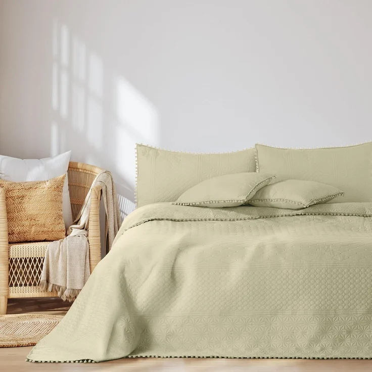 AmeliaHome Tagesdecke Tagesdecke Bettüberwurf Allzweckdecke Wohndecke Schlafzimmer, Abstrakt – Bild 1