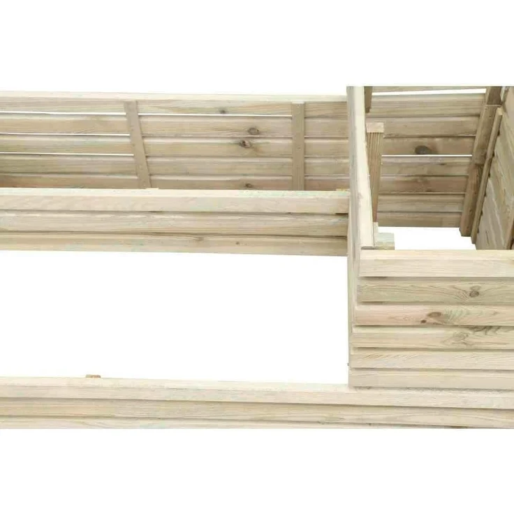 Hochbeet Ella, 120 x 64 x 53 cm kesseldruckimprägniert, inkl. Geotextil – Bild 2