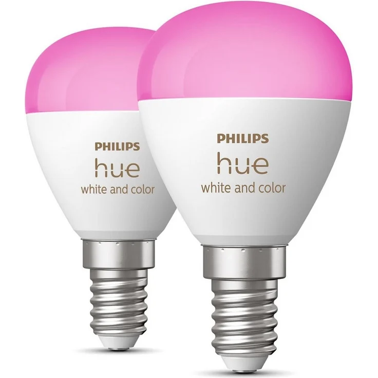 Philips Hue LED Luster E14 2er 5,1W 470lm White Color Amb. BT EEK F – Bild 5