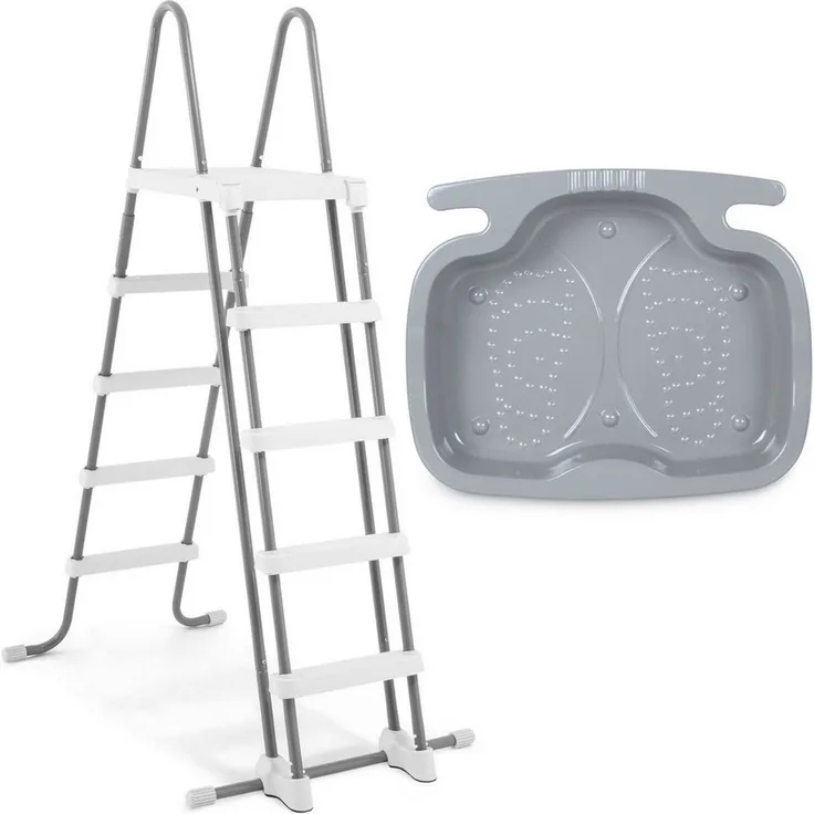 Intex Pool-Sicherheitsleiter »28077« 132 cm (Set), inkl. Intex Pool Fußbad