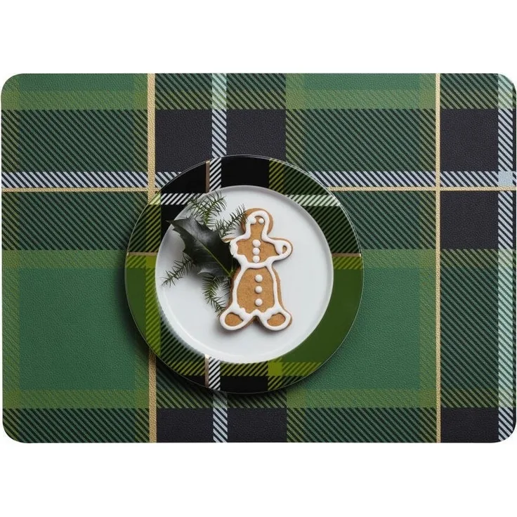 ASA SELECTION Platzset tartan Grün 33 x 46 cm