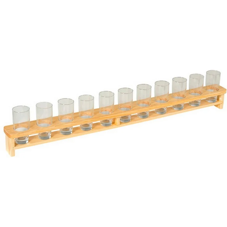 Kesper '1 Meter Bier' Bierglasträger, Kiefernholz natur, 10 x 8,5 x 100 cm – Bild 3