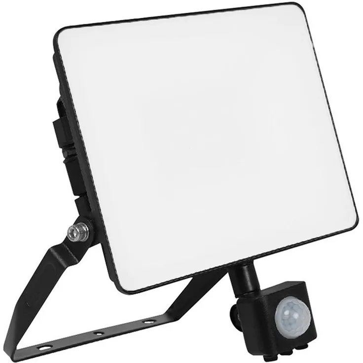 LED Außen-Wandstrahler, Bewegungsmelder, IP65, 6000lm, warmweiß