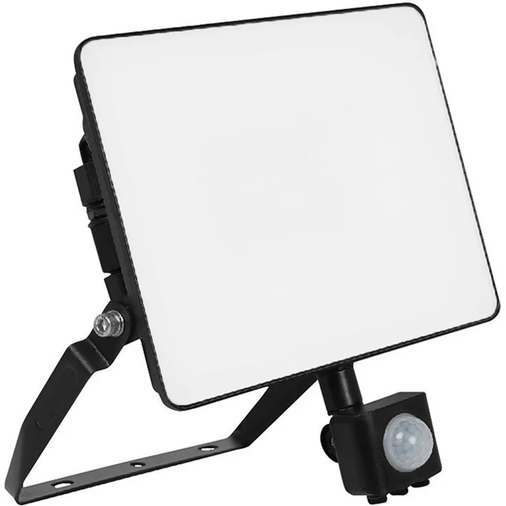 LED Außen-Wandstrahler, Bewegungsmelder, IP65, 6000lm, warmweiß – Bild 1