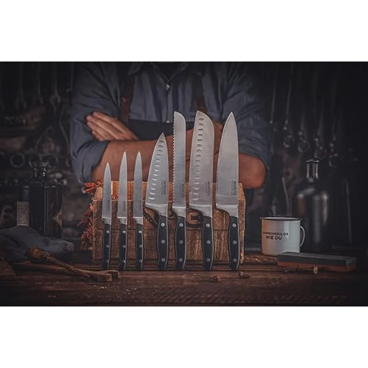 KNIVES 43902 TRINITY Brotmesser 34 cm mit genietetem Griff / Nirosta / CCrMoV – Bild 8