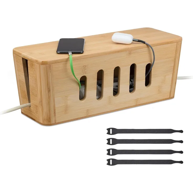 Kabelbox aus Bambus 10049898