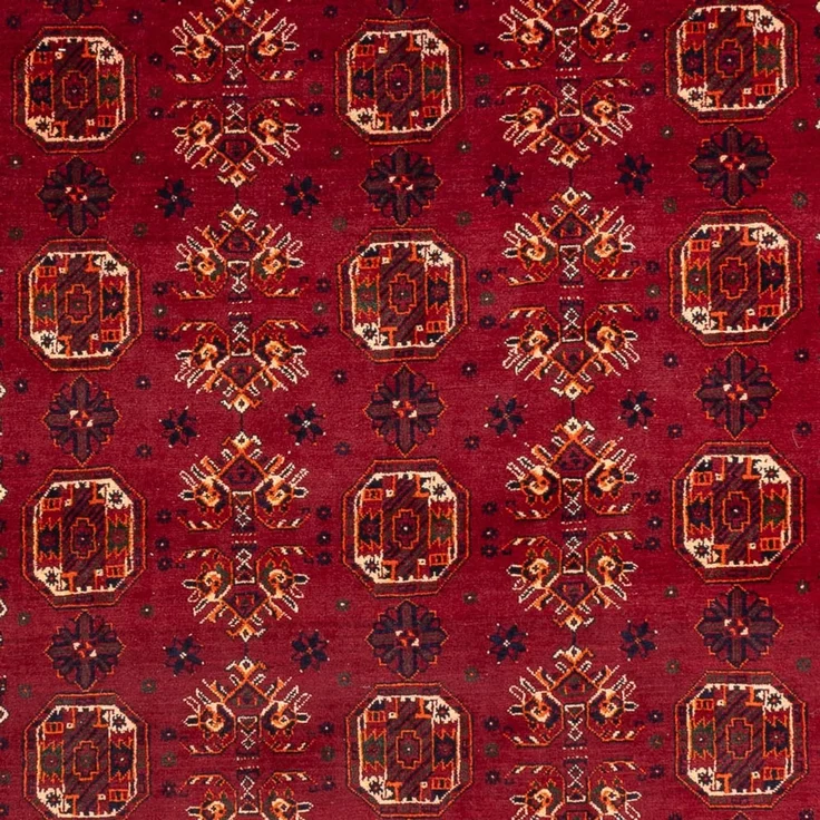 Afghan Teppich - Buchara - 284x194 cm - rot – Bild 2