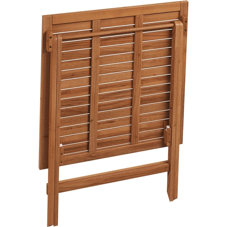 STEELSØN 'Lystra' Gartentisch, Akazienholz geölt, 70x70x73 cm (LxBxH), Holztisch klappbar, bis 80 kg belastbar – Bild 12
