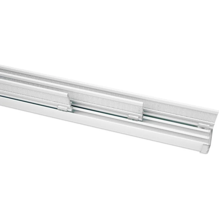 Gardinia Flächenvorhangschiene Komfort Komplett-Set 3-läufig weiß 170 cm – Bild 5