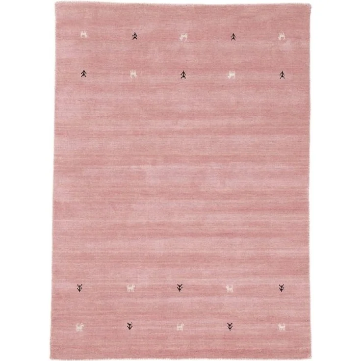 carpetfine Wollteppich Gabbeh Uni, auch als Läufer und Rund erhältlich, rechteckig, Höhe: 15 mm, reine Wolle, handgewebt, Gabbeh Loom Tiermotiv, große Farbauswahl – Bild 4