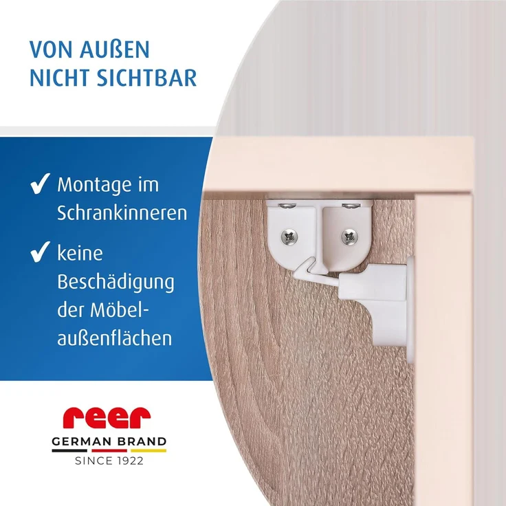 Reer Magnetschloss mit Montagehilfe – Bild 5