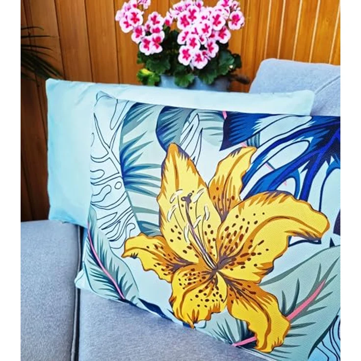 JACK Dekokissen Outdoor Lounge Kissen 30x50cm Motiv inkl. Füllung, mit Lotus-Effekt, Robust, Strapazierfähig, für Innen & Außen geeignet – Bild 5