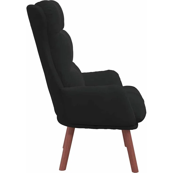 vidaXL Sessel Schwarz 69 x 74 x 93 cm Samt 42001840 – Bild 4