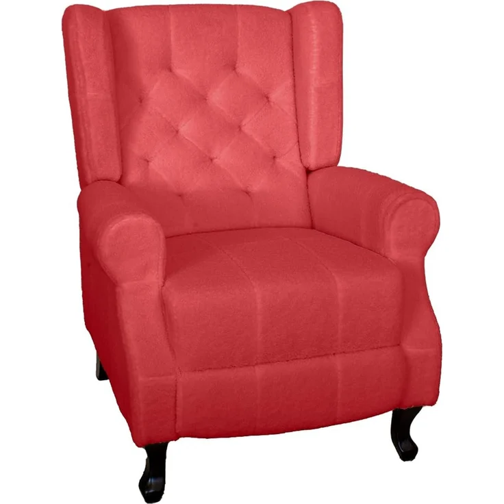 GARDENIA Beatrice Sessel, Polyester, Bordeaux, 77 x 85 x 101 cm