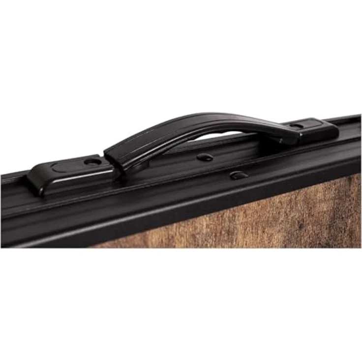 BO-Camp Campingtisch Industrial Melrose, 120x80 cm, Schwarz mit Holzoptik, 7,2 kg, 30 kg Belastbarkeit, Aluminium, MDF – Bild 6