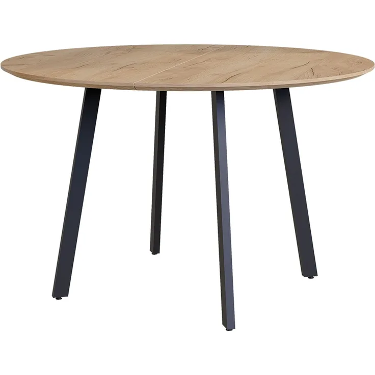 Esstisch Halvar Schwarz 120x120 cm Vicco