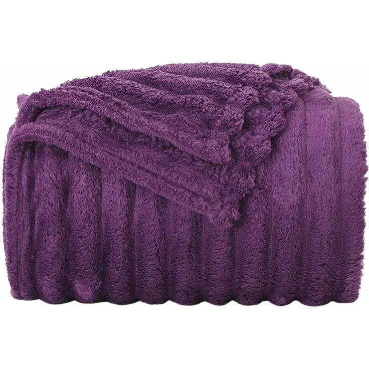 vidaXL Wohndecken 6 Stk. Lila 240 x 220 cm 8.76 Fleece 42016903 – Bild 5