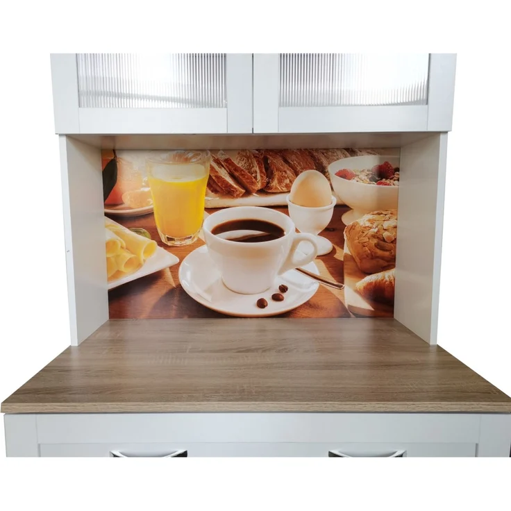 HTI-Living Hochschrank Küchenbuffet 1 Schublade Blanca Bistro (Stück, 1-St, 1x Schrank Blanca, ohne Dekoration) Küchenschrank Hochschrank – Bild 3