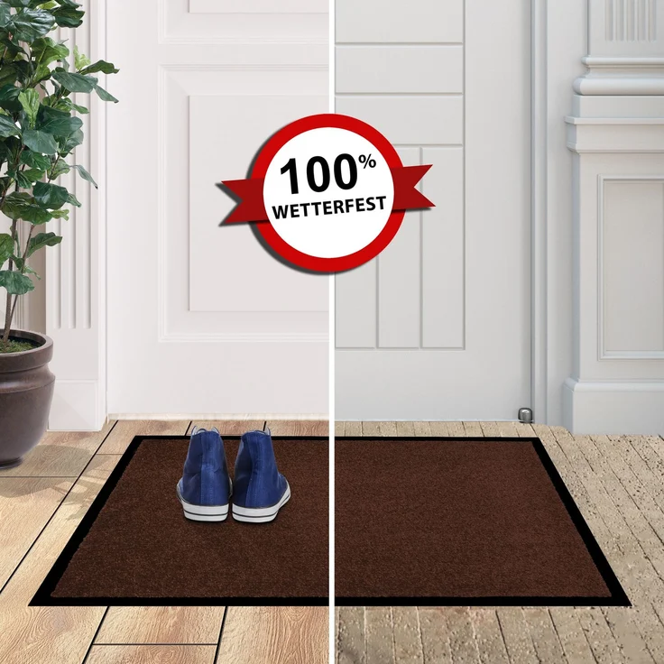 Furni24 Fußmatte - Braun, 60 x 90 cm – Bild 6