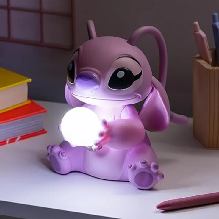 Angel Lampe – Offiziell lizenzierte Lilo und Stitch Lampe, Disney-Sammelgeschenk, Nachttisch, Schlafzimmer, Nachtlicht-Dekor | Paladone – Bild 3