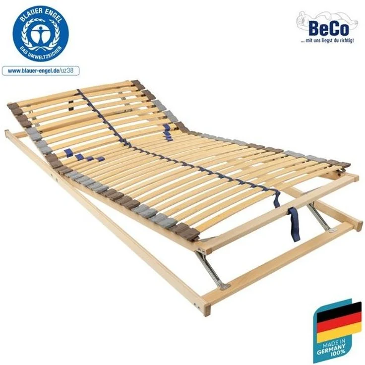 Lattenrost Blue Star KF, Beco, Kopfteil manuell verstellbar, Fußteil manuell verstellbar, ausgezeichnet mit dem Blauen Engel – Bild 4