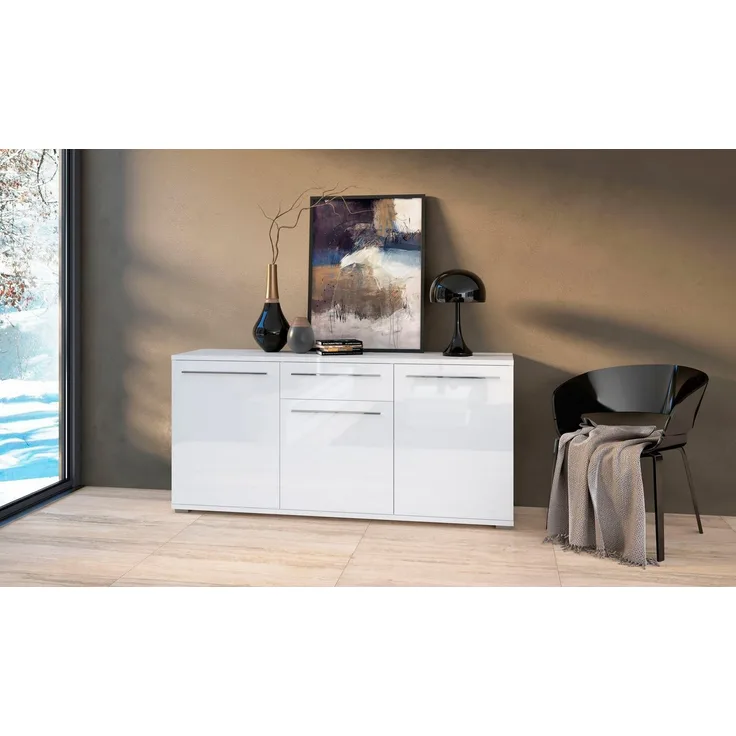 Places of Style Kommode Piano, UV lackiert, Soft-Close Funktion