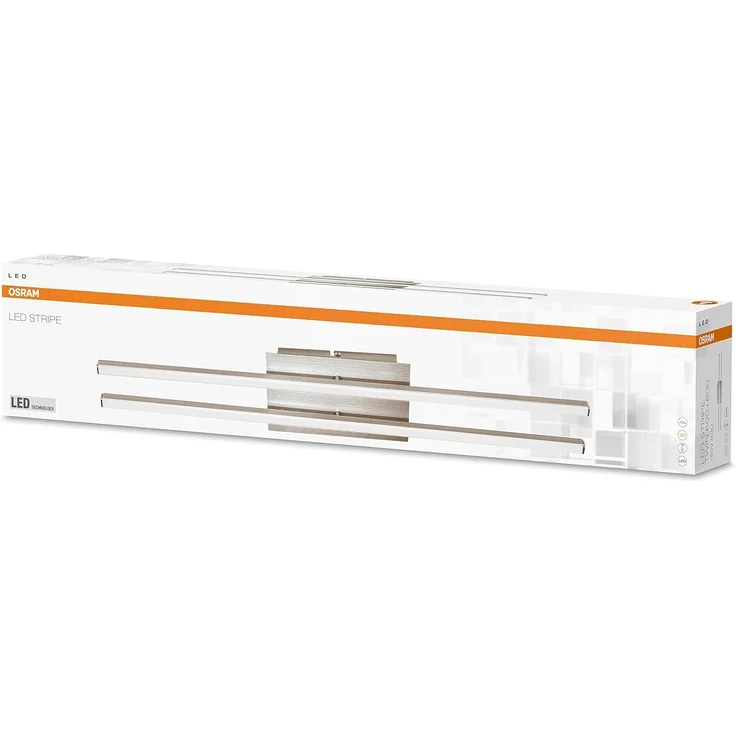 Osram LED Wand- und Deckenleuchte, Leuchte für Innenanwendungen, Warmweiß, 610,0 mm x 100,0 mm x 60,0 mm, LED Twin – Bild 3