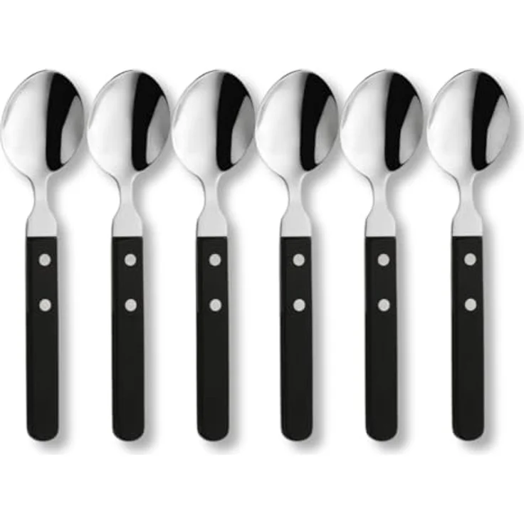 Amefa 'PIZZA' Menülöffel Set 6-teilig, Kunststoff schwarz, 19,4 cm – Bild 2