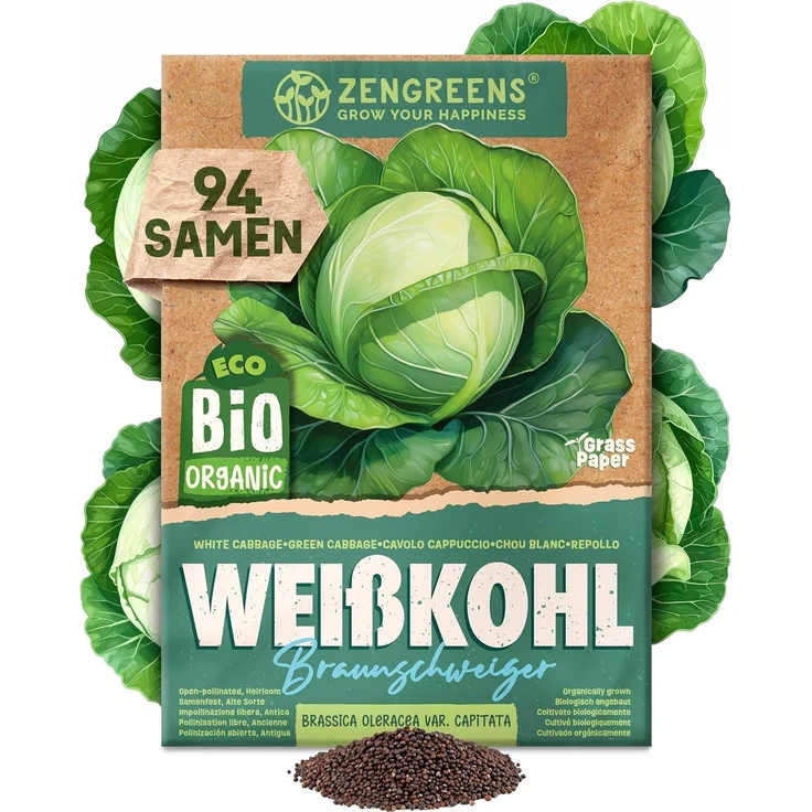 ZenGreens® - Bio Wintergemüsesamen im 20er Set - 20 Winter Gemüse Samen für den einfachen Anbau im Garten, Balkon oder Hochbeet - Pflanzensamen - Saatgut – Bild 12