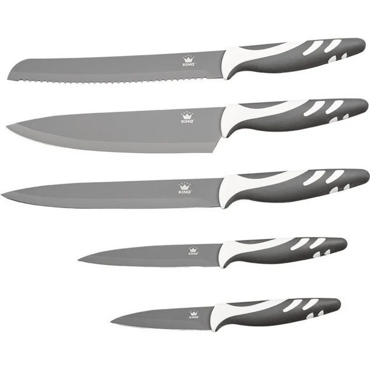 KING Messer-Set (Set, 5-tlg), Mit beschichteten Klingen – Bild 4