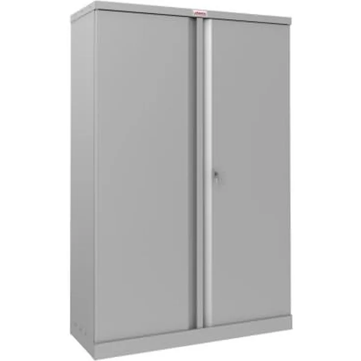 Phoenix Stahlschrank SCL1491GGK 2 Türen 3 Böden grau/grau Schlüssel