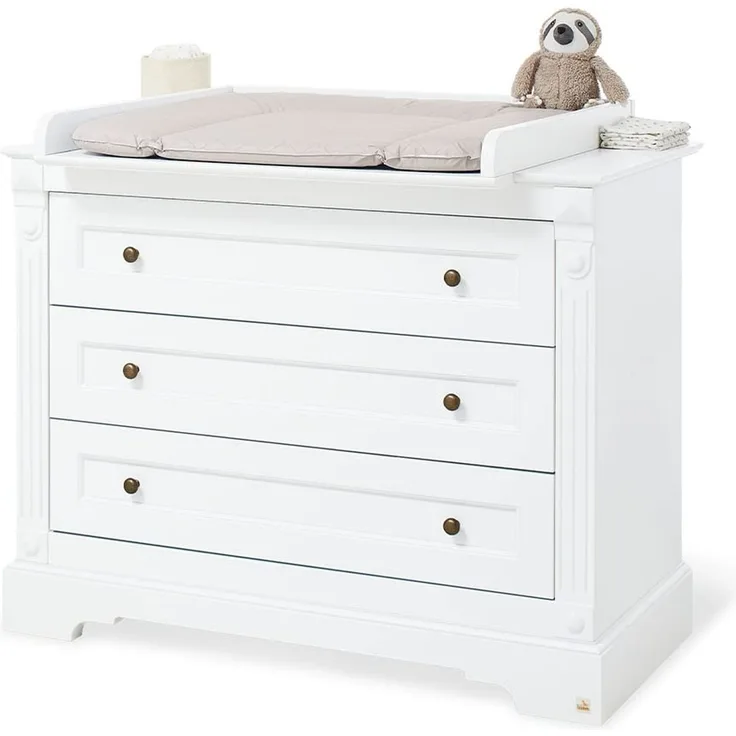 Pinolino 'Emilia' Wickelkommode, breit, Holz weiß, 93,5 x 58 x 119 cm