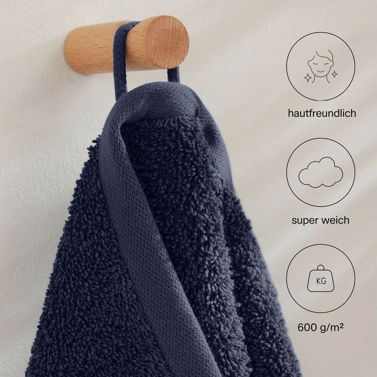 s.Oliver Duschtuch s.Oliver, Premium Qualität, 600 gr/m², auch als Sets erhältlich, Walkfrottier (1-St), große Farbauswahl, auch als Handtuch, Waschhandschuh, Gästetuch – Bild 3
