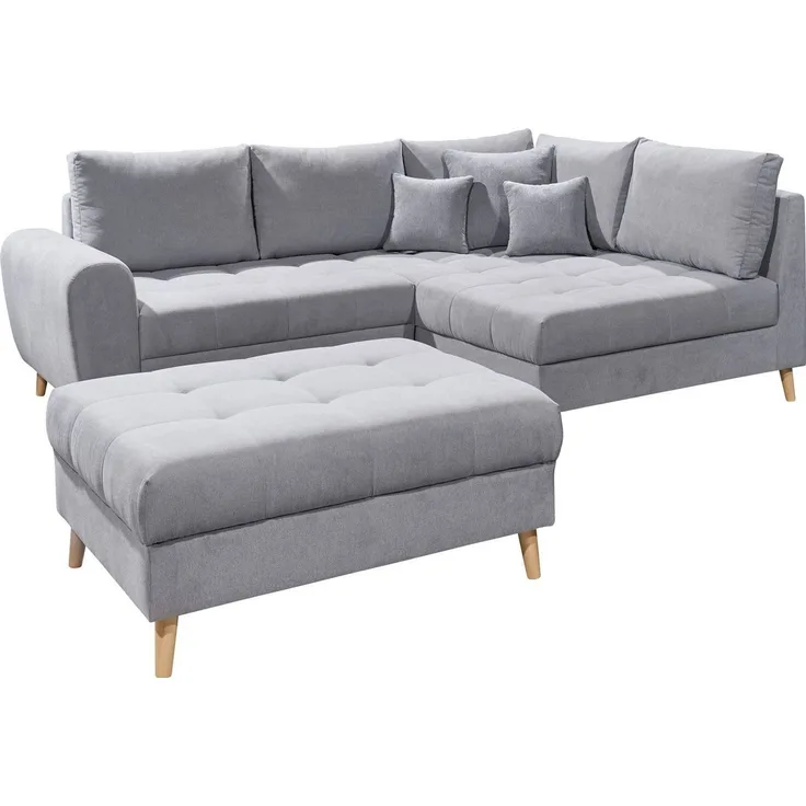 Alice Ecksofa von Ed Exciting Design – Beidseitig Bestellbares Sofa mit Hocker in Verschiedenen Farben