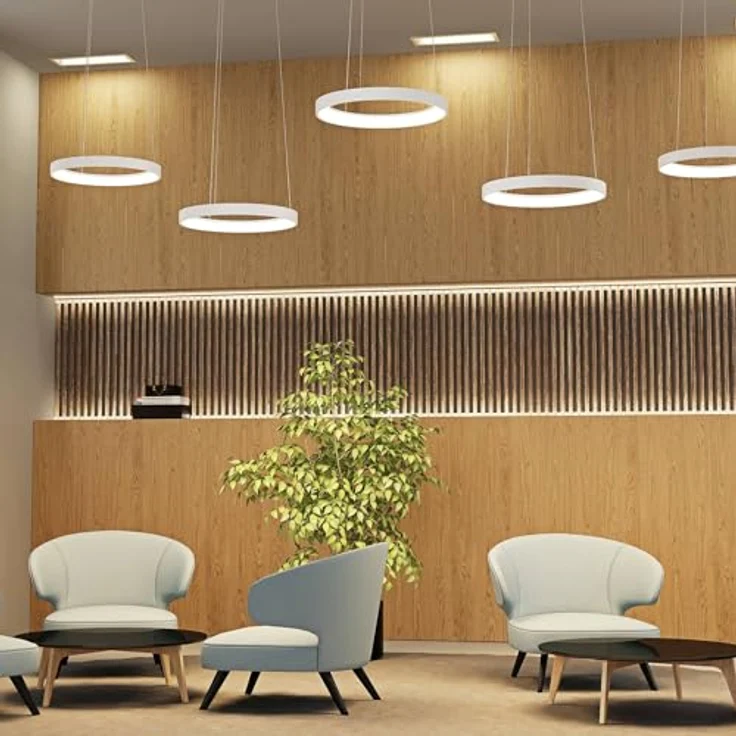 Arcchio LED Vivy, Moderne Küchenleuchte in Weiß aus Metall, 1-flammig, energieeffizient mit hochwertigem Leuchtmittel – Bild 3