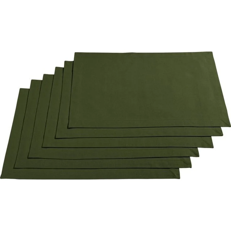 REDBEST Platzset Tischset "Seattle" 6er-Pack, Baumwolle Uni – Bild 4