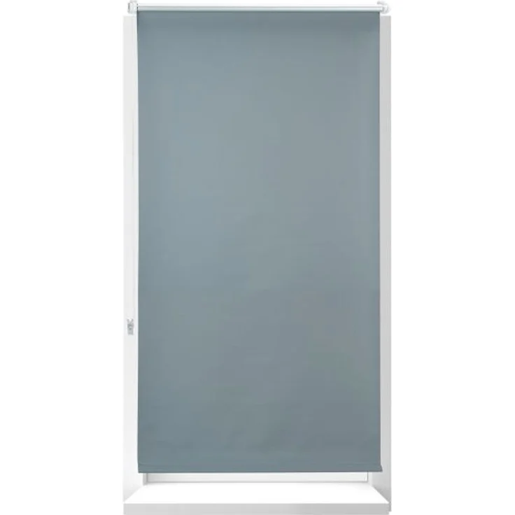 Relaxdays 4 x Verdunkelungsrollo grau 80x210 cm – Bild 1