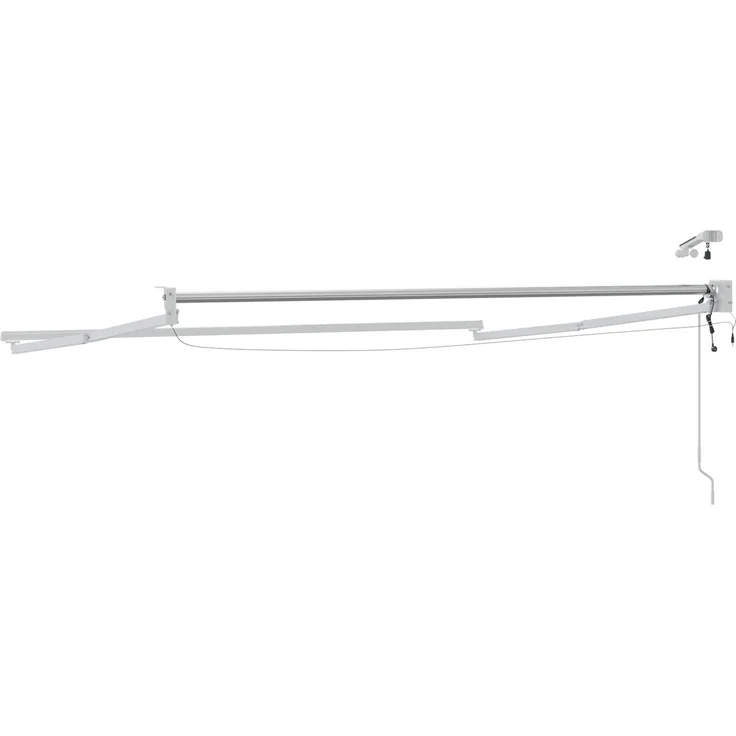 vidaXL Electric Awning Frame with LED and Wind Sensor 3 x 2 m Weiß 42024210 – Bild 7